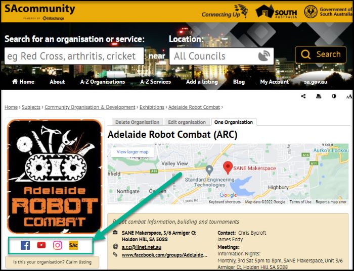 Adelaide Robot Combat (ARC)