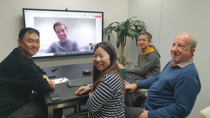 Web Rebuild Team meeting with Michael Adams